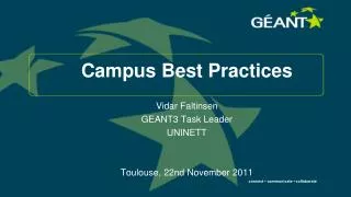 Campus Best Practices