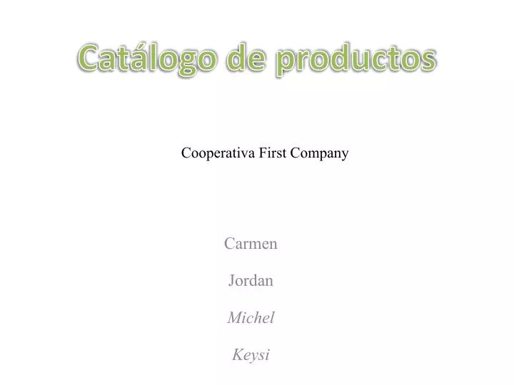 cat logo de productos