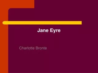 Jane Eyre