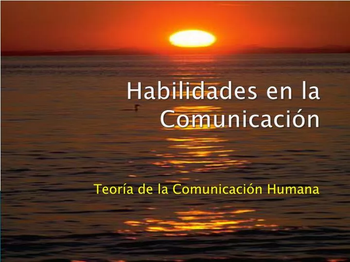 habilidades en la comunicaci n