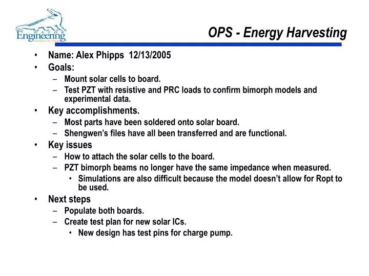 ops energy harvesting