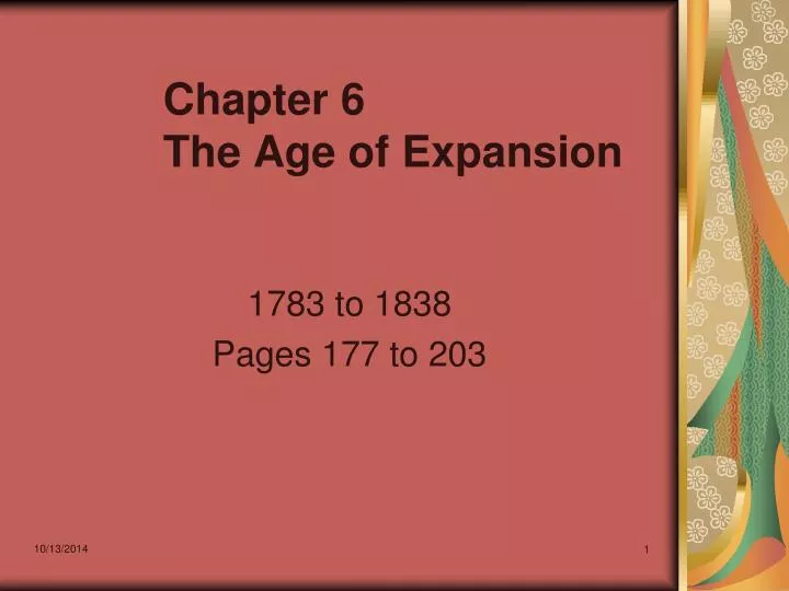 chapter 6 the age of expansion