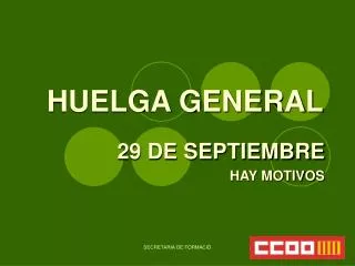 huelga general