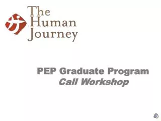 PEP Graduate Program Call Workshop