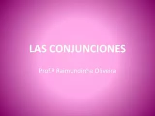 las conjunciones