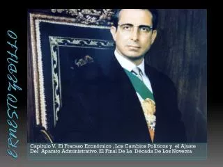ernesto zedillo