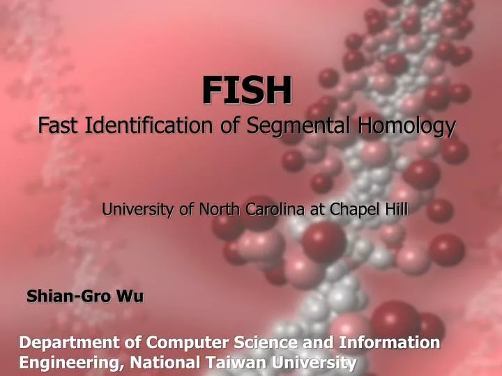 fish fast identification of segmental homology