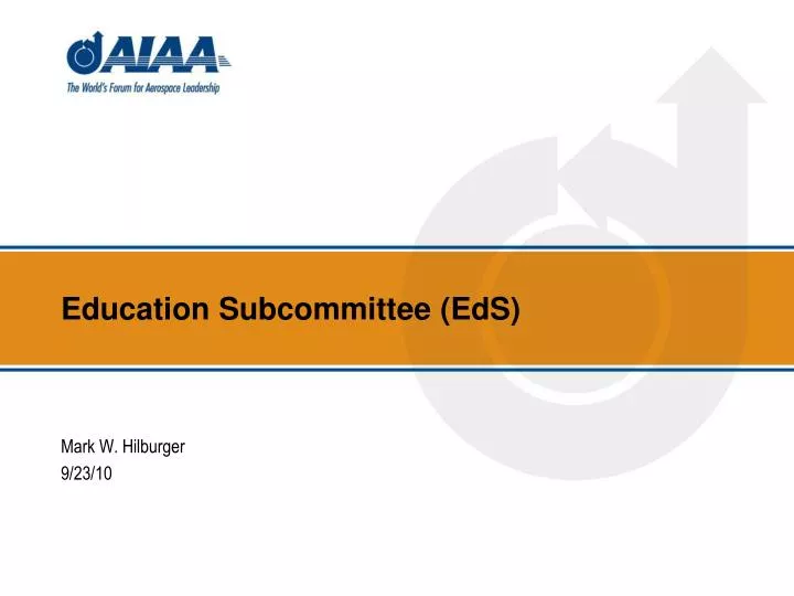 education subcommittee eds