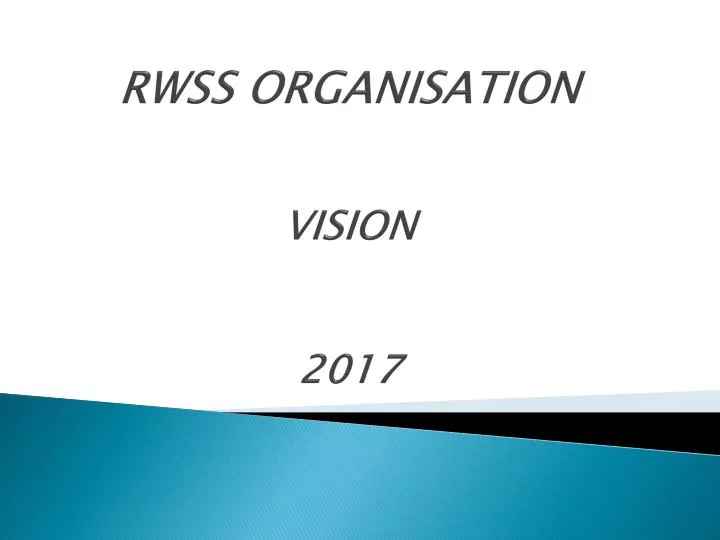 rwss organisation vision 2017