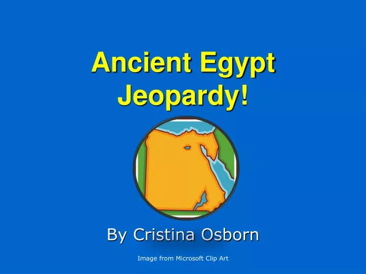 ancient egypt jeopardy