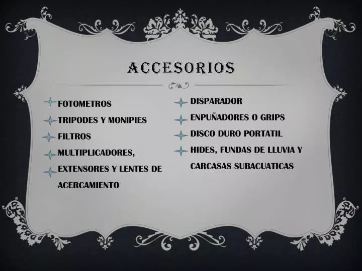 accesorios