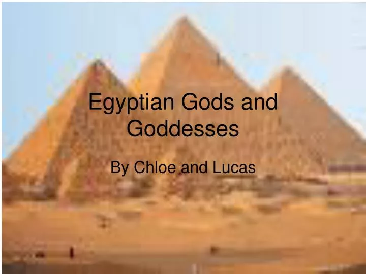 egyptian gods and goddesses