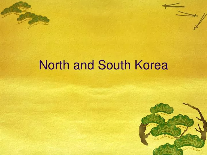 north and south korea