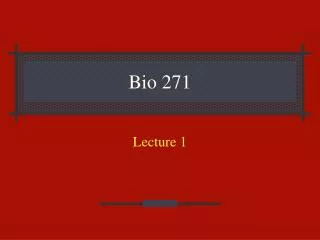 Bio 271