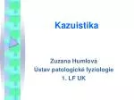 Kazuistika - slide 1