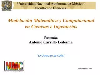 modelaci n matem tica y computacional en ciencias e ingenier as