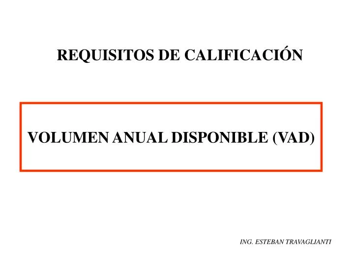 requisitos de calificaci n