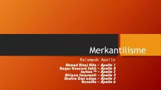 merkantilisme