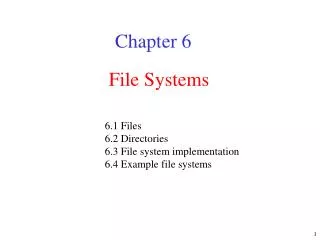 file systems