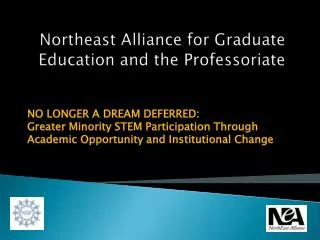 Northeast Alliance for Graduate Education and the Professoriate