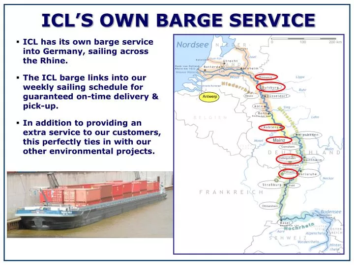 icl s own barge service
