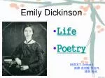 Emily Dickinson - slide 1