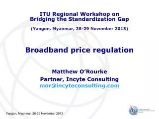 Broadband price regulation