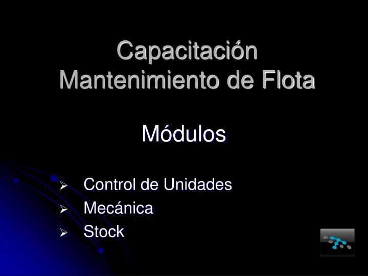 capacitaci n mantenimiento de flota