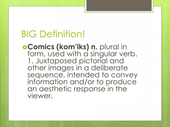 big definition