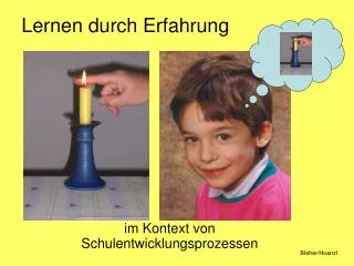 lernen durch erfahrung