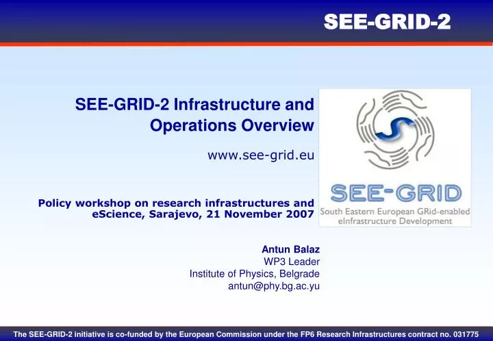 see grid 2 infrastructure and operations overview