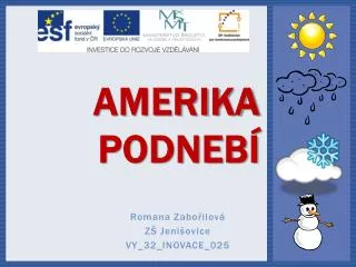 amerika podneb