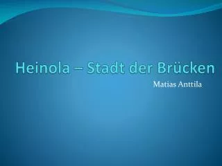 heinola stadt der br cken