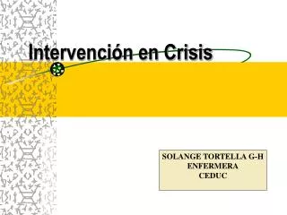 intervenci n en crisis