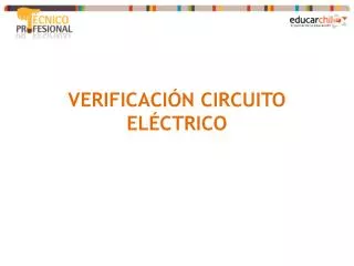 verificaci n circuito el ctrico