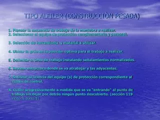tipo alfiler construcci n pesada