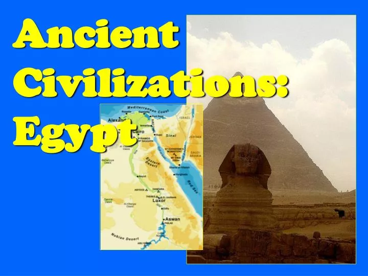 ancient civilizations egypt