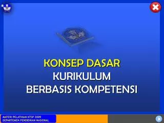 konsep dasar kurikulum berbasis kompetensi