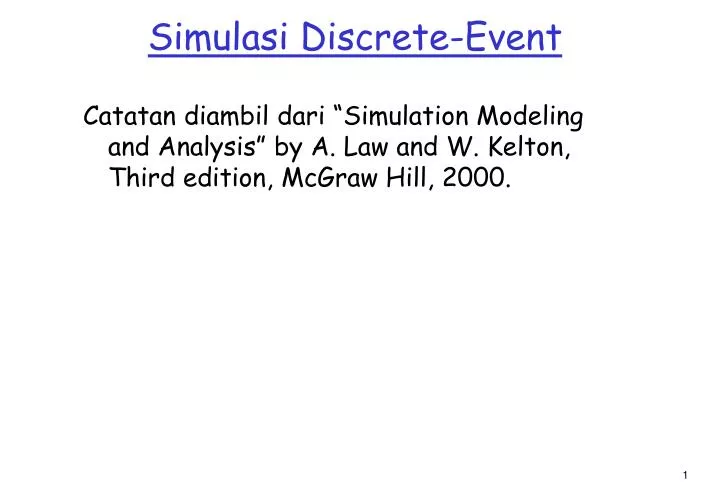 simulasi discrete event