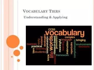 Vocabulary Tiers