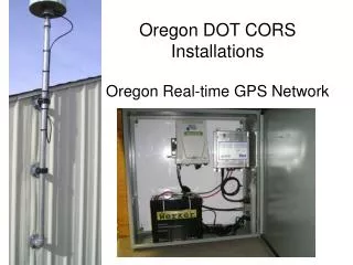 Oregon DOT CORS Installations