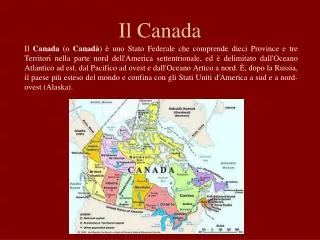 il canada