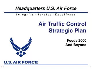 Air Traffic Control Strategic Plan
