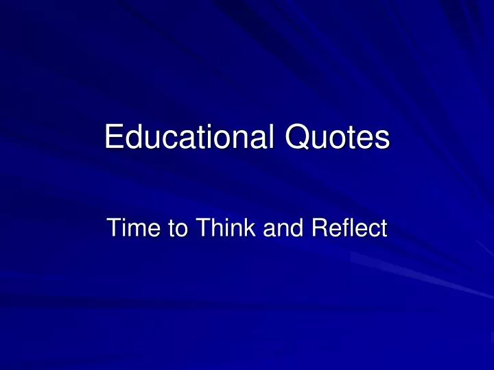 educational quotes