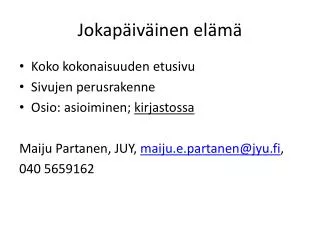 jokap iv inen el m