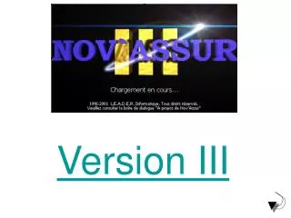 version iii