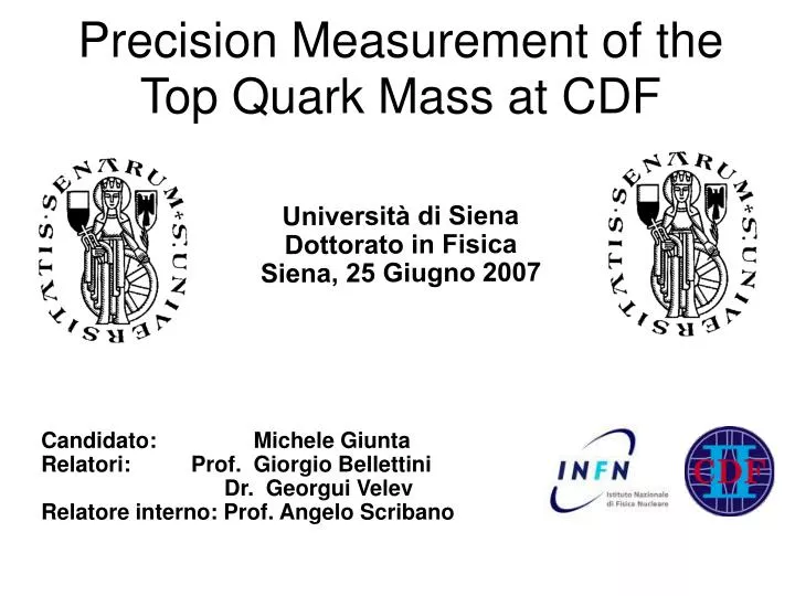 precision measurement of the top quark mass at cdf