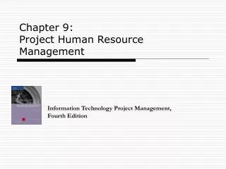 chapter 9 project human resource management