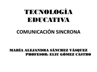 tecnolog a educativa