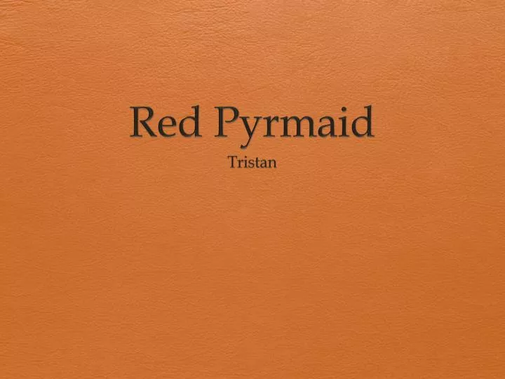 red pyrmaid